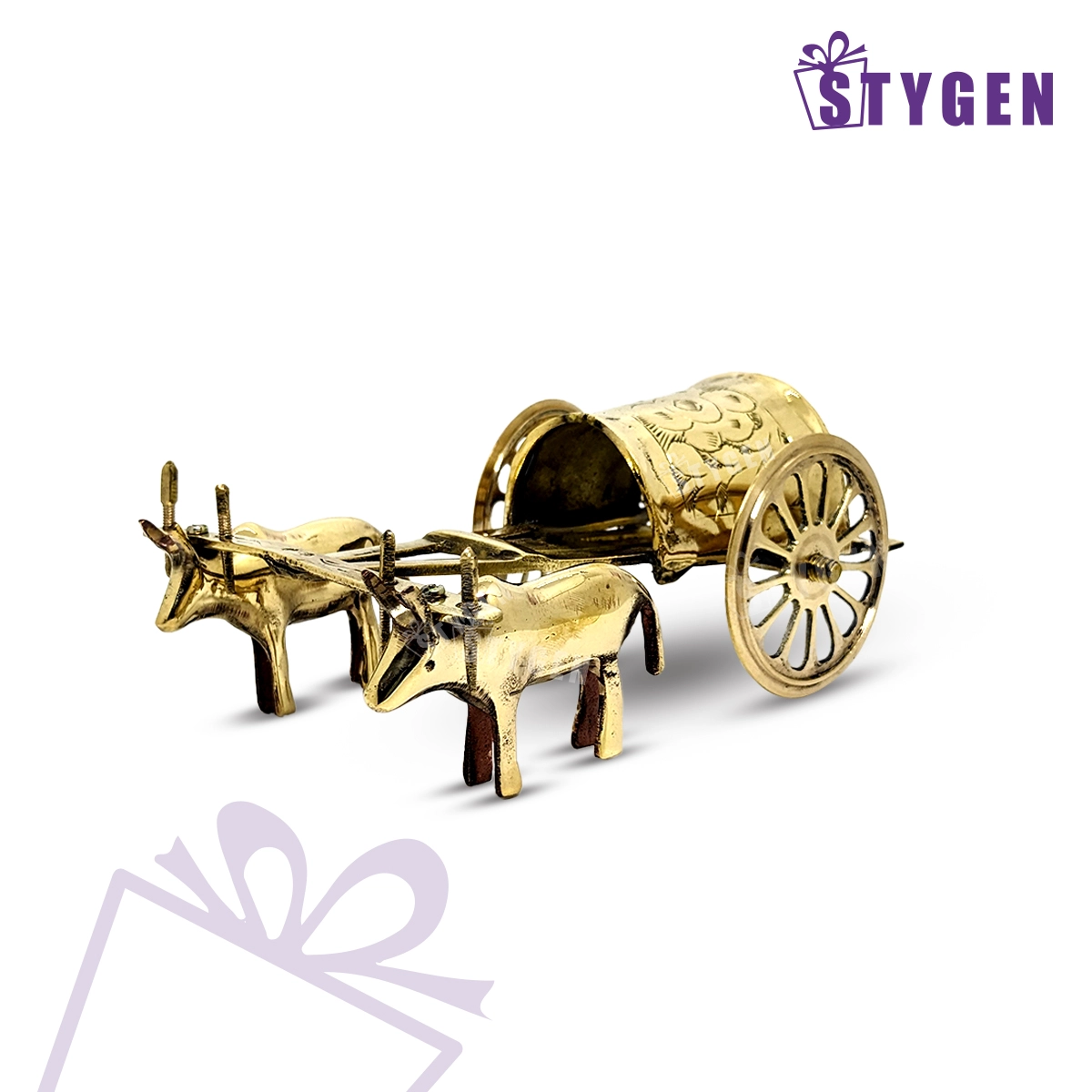 Brass Made Bullock Cart (পিতলের তৈরি গরুর গাড়ি)